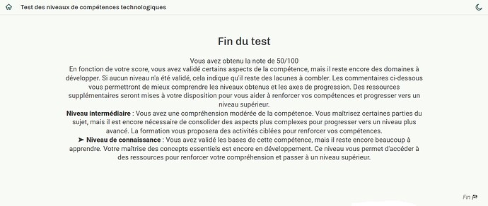 Feed back corrigé